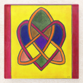 Posavasos De Vidrio Glass Coaster