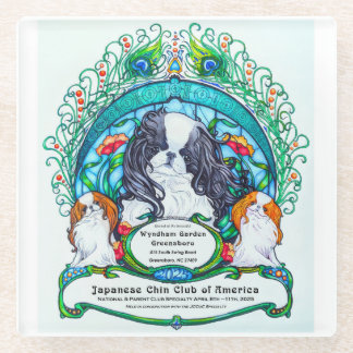 Posavasos De Vidrio Glass Coaster - Especialidad JCCA 2025