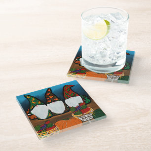 POSAVASOS DE VIDRIO GNOMO              