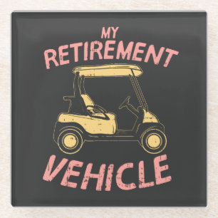 Posavasos De Vidrio Golf - Mi vehículo de retiro