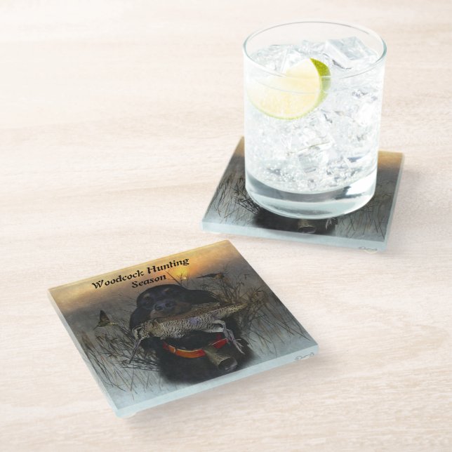 Posavasos De Vidrio Gordon Setter (Angular)