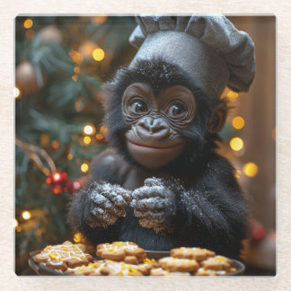 Posavasos De Vidrio Gorilla Keksbäcker Untersetzer