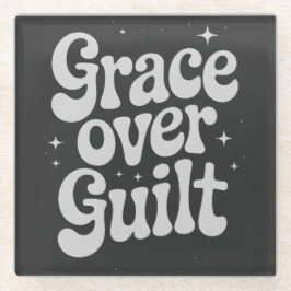 Posavasos De Vidrio Grace Over Guilt