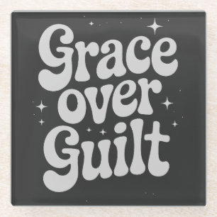 Posavasos De Vidrio Grace Over Guilt