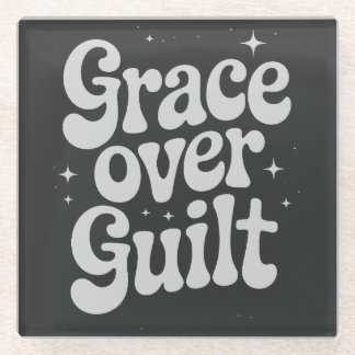Posavasos De Vidrio Grace Over Guilt