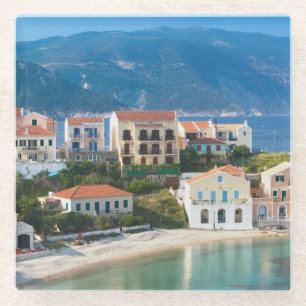 Posavasos De Vidrio GRACIA, Islas Jónicas, KEFALONIA, Assos