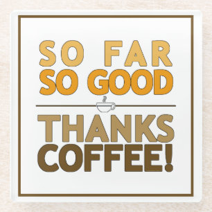 Posavasos De Vidrio Gracias Café