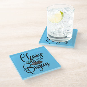Posavasos De Vidrio Graciosa, femenina, australiana, elegante órgano