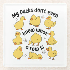 Posavasos De Vidrio Gracioso calumnioso