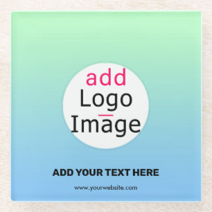 Posavasos De Vidrio Gradiente de Personalizado profesional de moda