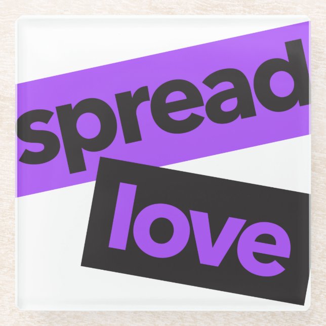 Posavasos De Vidrio Gráfico moderno, urbano, vibrante, moderno Spread  (Anverso)