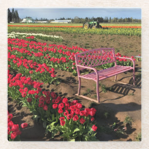 Posavasos De Vidrio Granja Tulip en Oregón