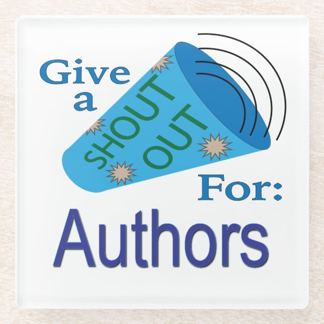 Posavasos De Vidrio Gritos a los autores (Anverso)