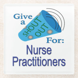 Posavasos De Vidrio Gritos a los profesionales de enfermería