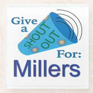 Posavasos De Vidrio Gritos para los Millers