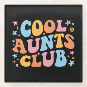 Posavasos De Vidrio Guay Aunts Club III