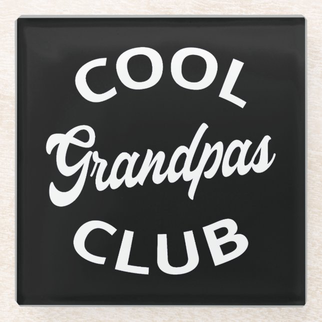 Posavasos De Vidrio Guay Grandpas Club I (Anverso)
