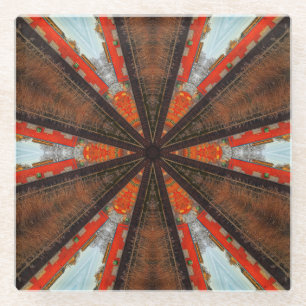 Posavasos De Vidrio Guay Kaleidoscope Vista de la industria