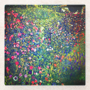 Posavasos De Vidrio Gustav Klimt Italian Garden