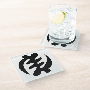 Posavasos De Vidrio Gye Nyame Dios es Símbolo Adinkra Supremo