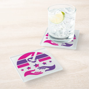 Posavasos De Vidrio Habla tu mente