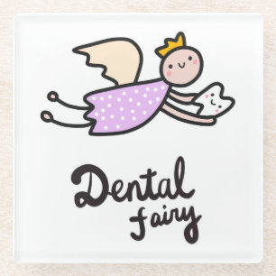 Posavasos De Vidrio Hada dental