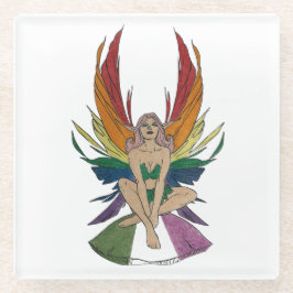 Posavasos De Vidrio Hada Genderqueer