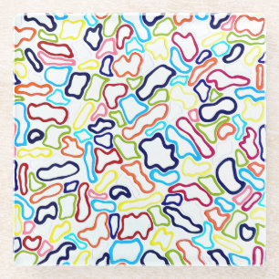 Posavasos De Vidrio Hair Bands Glass Coaster