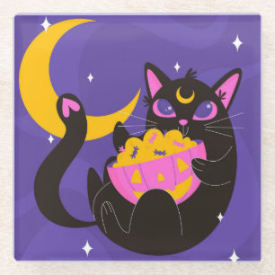 Posavasos De Vidrio Halloween