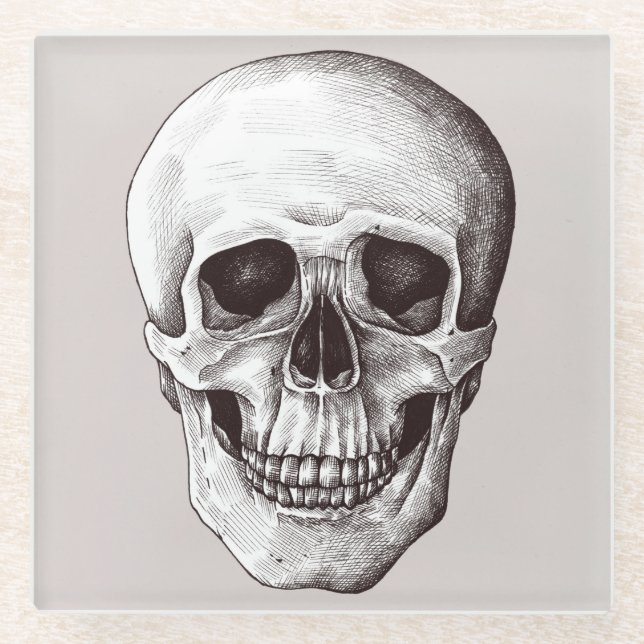 Posavasos De Vidrio Halloween (Anverso)