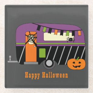 Posavasos De Vidrio Halloween RV Camper