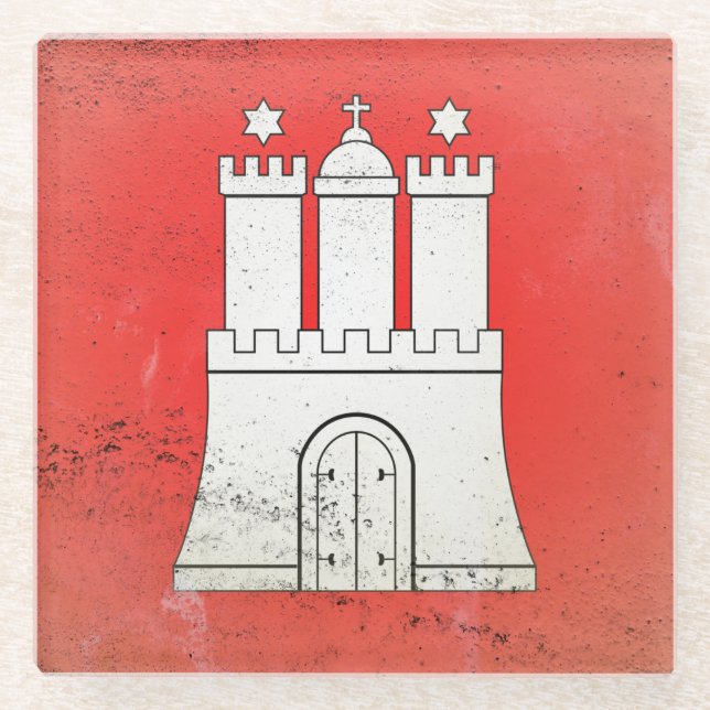 Posavasos De Vidrio Hamburgo (Anverso)