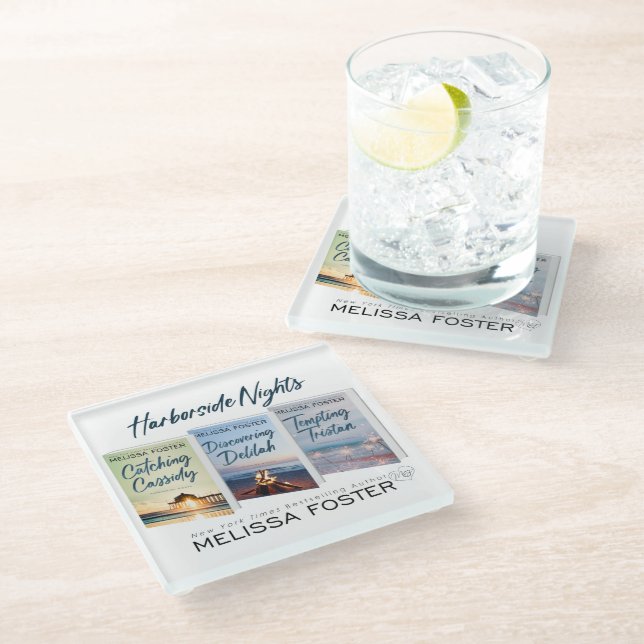 Posavasos De Vidrio Harborside Nights Coaster (Angular)