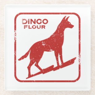 Posavasos De Vidrio Harina de Dingo