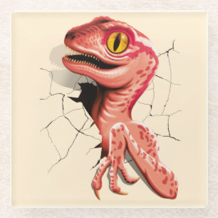 Posavasos De Vidrio Hatazgos de dinosaurios de velocidades realistas