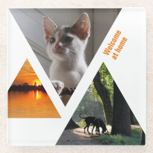 Posavasos De Vidrio Haz tu propio Gran Dane