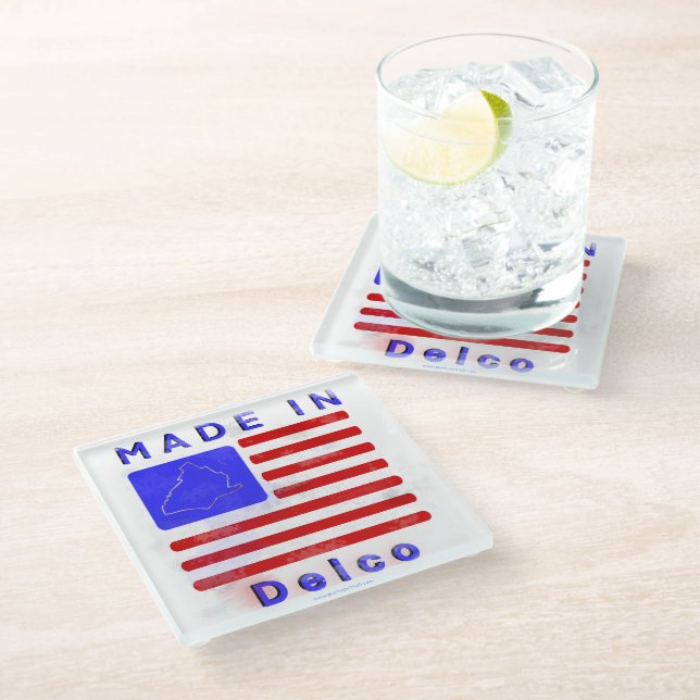 Posavasos De Vidrio Hecho en Delco (Angular)