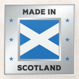 Posavasos De Vidrio Hecho en Escocia