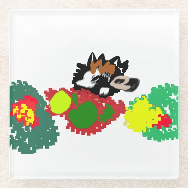 Posavasos De Vidrio Hedgehog autumn wild (Anverso)
