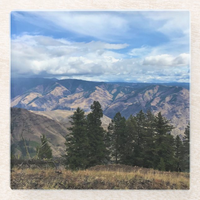 Posavasos De Vidrio Hells Canyon Scenway, OR (Anverso)