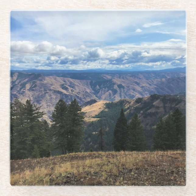 Posavasos De Vidrio Hells Canyon Scenway, OR (Anverso)