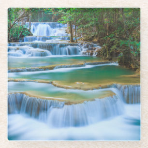 Posavasos De Vidrio Hermosa cascada