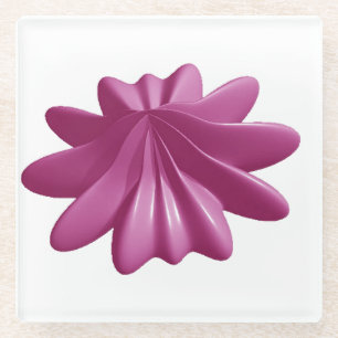 Posavasos De Vidrio Hermosa Starfish Rosa