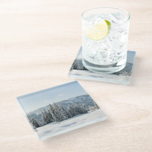 Posavasos De Vidrio Hielo y nieve Allgäu Bavaria Alemania