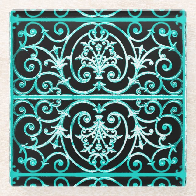 Posavasos De Vidrio Hierro de Highgate (Anverso)
