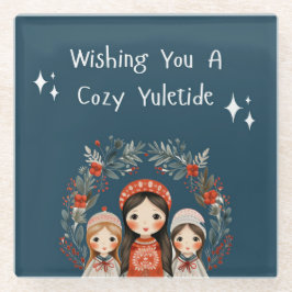 Posavasos De Vidrio Hijos y madres Navidades Hijos de Hijos