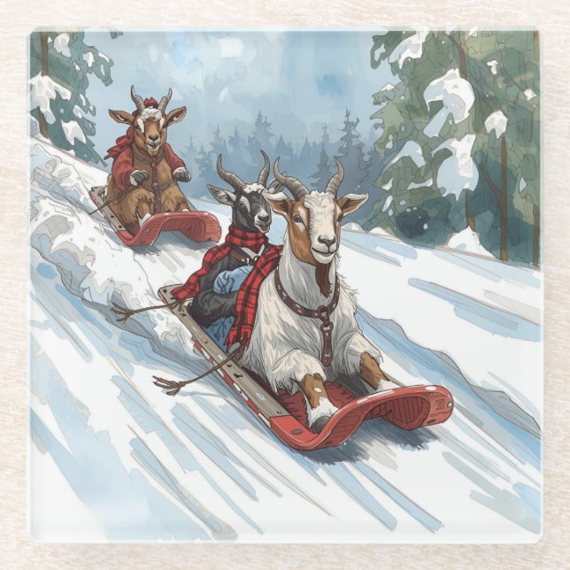 Posavasos De Vidrio Hillbillies, Glass Coaster (Anverso)