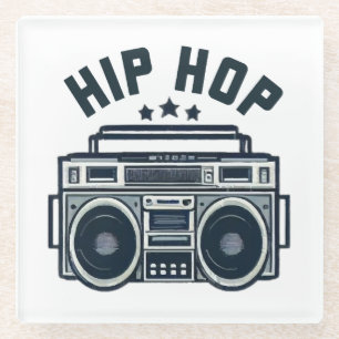 Posavasos De Vidrio Hip hop