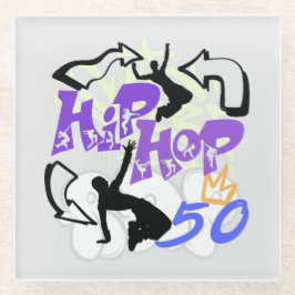 Posavasos De Vidrio Hip Hop 50,w