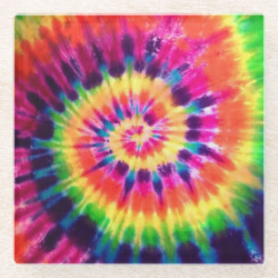 Posavasos De Vidrio Hippy Peace Retro 60